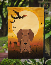 Load image into Gallery viewer, Halloween Dachshund Red Brown Garden Flag - Outdoor Decorative Yard Flag BB4396GF