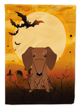 Load image into Gallery viewer, Halloween Dachshund Red Brown Garden Flag - Outdoor Decorative Yard Flag BB4396GF