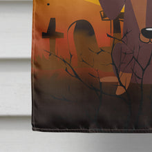 Load image into Gallery viewer, Halloween Dachshund Chocolate Flag Canvas House Size BB4397CHF