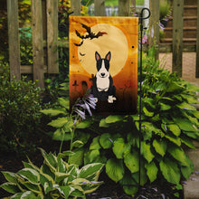 Load image into Gallery viewer, Halloween Bull Terrier Black White Garden Flag - Outdoor Decorative Yard Flag BB4399GF
