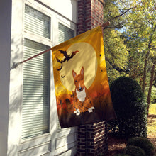 Load image into Gallery viewer, Halloween Bull Terrier Red Flag Canvas House Size BB4400CHF