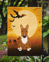 Load image into Gallery viewer, Halloween Bull Terrier Red Garden Flag - Outdoor Decorative Yard Flag BB4400GF