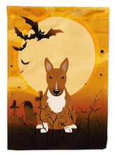 Load image into Gallery viewer, Halloween Bull Terrier Red Garden Flag - Outdoor Decorative Yard Flag BB4400GF