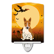Load image into Gallery viewer, Halloween Bull Terrier Red White Ceramic Night Light BB4401CNL