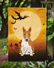 Load image into Gallery viewer, Halloween Bull Terrier Red White Garden Flag - Outdoor Decorative Yard Flag BB4401GF