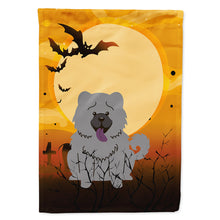 Load image into Gallery viewer, Halloween Chow Chow Blue Flag Canvas House Size BB4405CHF