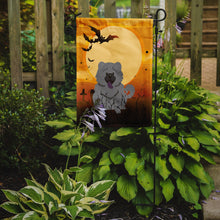 Load image into Gallery viewer, Halloween Chow Chow Blue Garden Flag - Outdoor Decorative Yard Flag BB4405GF