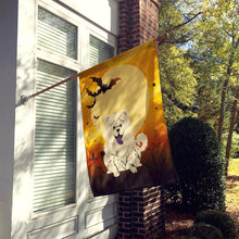 Load image into Gallery viewer, Halloween Chow Chow White Flag Canvas House Size BB4406CHF