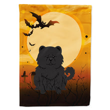Load image into Gallery viewer, Halloween Chow Chow Black Flag Canvas House Size BB4409CHF