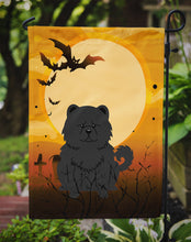 Load image into Gallery viewer, Halloween Chow Chow Black Garden Flag - Outdoor Decorative Yard Flag BB4409GF