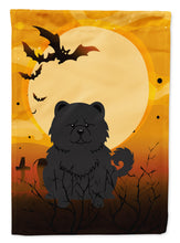 Load image into Gallery viewer, Halloween Chow Chow Black Garden Flag - Outdoor Decorative Yard Flag BB4409GF