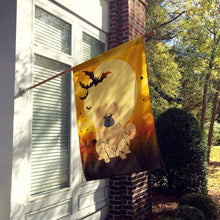 Load image into Gallery viewer, Halloween Chow Chow Cream Flag Canvas House Size BB4410CHF