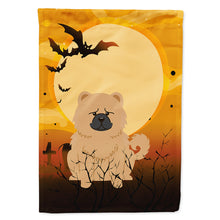 Load image into Gallery viewer, Halloween Chow Chow Cream Flag Canvas House Size BB4410CHF
