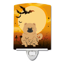 Load image into Gallery viewer, Halloween Chow Chow Cream Ceramic Night Light BB4410CNL