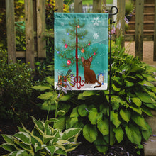 Load image into Gallery viewer, Abyssinian Cat Merry Christmas Tree Garden Flag - Outdoor Decorative Yard Flag BB4411GF