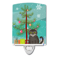 Load image into Gallery viewer, American Curl Cat Merry Christmas Tree Ceramic Night Light BB4412CNL