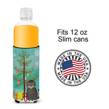 Load image into Gallery viewer, American Curl Cat Merry Christmas Tree   Hugger for slim cans BB4412MUK