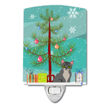Load image into Gallery viewer, Asian Cat Merry Christmas Tree Ceramic Night Light BB4414CNL