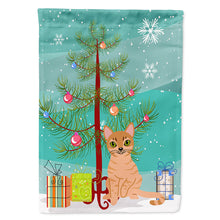 Load image into Gallery viewer, Australian Mist Cat Merry Christmas Tree Flag Canvas House Size BB4415CHF