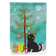 Load image into Gallery viewer, Bombay Cat Merry Christmas Tree Flag Canvas House Size BB4417CHF