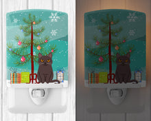 Load image into Gallery viewer, Chartreux Cat Merry Christmas Tree Ceramic Night Light BB4418CNL
