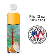 Load image into Gallery viewer, Exotic Shorthair Cat Merry Christmas Tree   Hugger for slim cans BB4419MUK