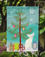 Load image into Gallery viewer, Foreign White Cat Merry Christmas Tree Garden Flag - Outdoor Decorative Yard Flag BB4420GF