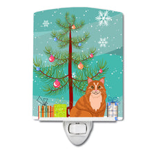 Load image into Gallery viewer, Maine Coon Cat Merry Christmas Tree Ceramic Night Light BB4423CNL