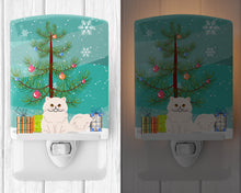 Load image into Gallery viewer, Persian Cat Merry Christmas Tree Ceramic Night Light BB4425CNL