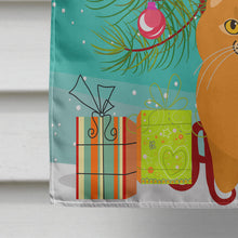 Load image into Gallery viewer, Scottish Fold Cat Merry Christmas Tree Flag Canvas House Size BB4428CHF