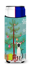 Load image into Gallery viewer, Siamese Cat Merry Christmas Tree   Hugger for slim cans BB4429MUK