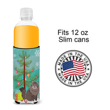 Load image into Gallery viewer, Siberian Cat Merry Christmas Tree   Hugger for slim cans BB4430MUK