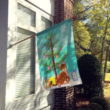 Load image into Gallery viewer, Sokoke Cat Merry Christmas Tree Flag Canvas House Size BB4431CHF