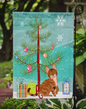 Load image into Gallery viewer, Sokoke Cat Merry Christmas Tree Garden Flag - Outdoor Decorative Yard Flag BB4431GF
