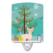 Load image into Gallery viewer, Sphynx Cat Merry Christmas Tree Ceramic Night Light BB4432CNL