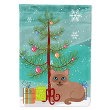 Load image into Gallery viewer, Tonkinese Cat Merry Christmas Tree Flag Canvas House Size BB4433CHF