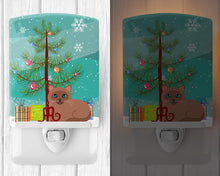 Load image into Gallery viewer, Tonkinese Cat Merry Christmas Tree Ceramic Night Light BB4433CNL