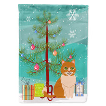 Load image into Gallery viewer, Merry Christmas Tree Ural Rex Cat Flag Canvas House Size BB4435CHF