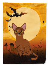 Load image into Gallery viewer, Halloween Abyssinian Cat Flag Canvas House Size BB4436CHF