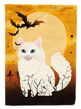 Load image into Gallery viewer, Halloween Turkish Angora Cat Flag Canvas House Size BB4438CHF
