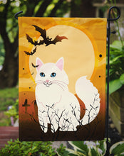 Load image into Gallery viewer, Halloween Turkish Angora Cat Garden Flag - Outdoor Decorative Yard Flag BB4438GF