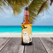 Load image into Gallery viewer, Halloween Turkish Angora Cat   Hugger for slim cans BB4438MUK