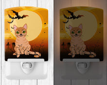 Load image into Gallery viewer, Halloween Australian Mist Cat Ceramic Night Light BB4440CNL