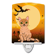 Load image into Gallery viewer, Halloween Australian Mist Cat Ceramic Night Light BB4440CNL