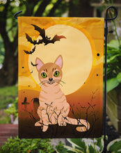 Load image into Gallery viewer, Halloween Australian Mist Cat Garden Flag - Outdoor Decorative Yard Flag BB4440GF