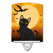 Load image into Gallery viewer, Halloween Bombay Cat Ceramic Night Light BB4442CNL