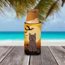 Load image into Gallery viewer, Halloween Chartreux Cat   Hugger for slim cans BB4443MUK