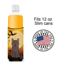 Load image into Gallery viewer, Halloween Chartreux Cat   Hugger for slim cans BB4443MUK