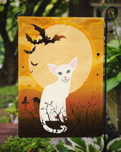 Load image into Gallery viewer, Halloween Foreign White Cat Garden Flag - Outdoor Decorative Yard Flag BB4445GF
