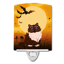 Load image into Gallery viewer, Halloween Himalayan Cat Ceramic Night Light BB4446CNL
